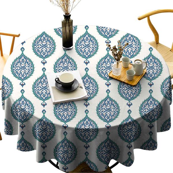 round table cloths artistic leaves in symmetrical order ancient cultures of the east theme
round table cloths artistic leaves in symmetrical order ancient cultures of the east theme