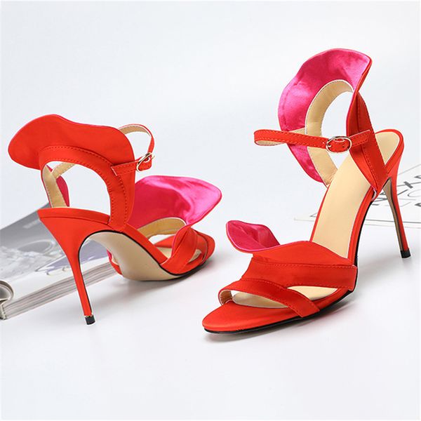 in women's sandals high heels, silk summer shoes 2020 new fashion 10cm stiletto party frilly shoe genuine-size leather bombs e8cx, Black
in women's sandals high heels, silk summer shoes 2020 new fashion 10cm stiletto party frilly shoe genuine-size leather bombs e8cx, Black
