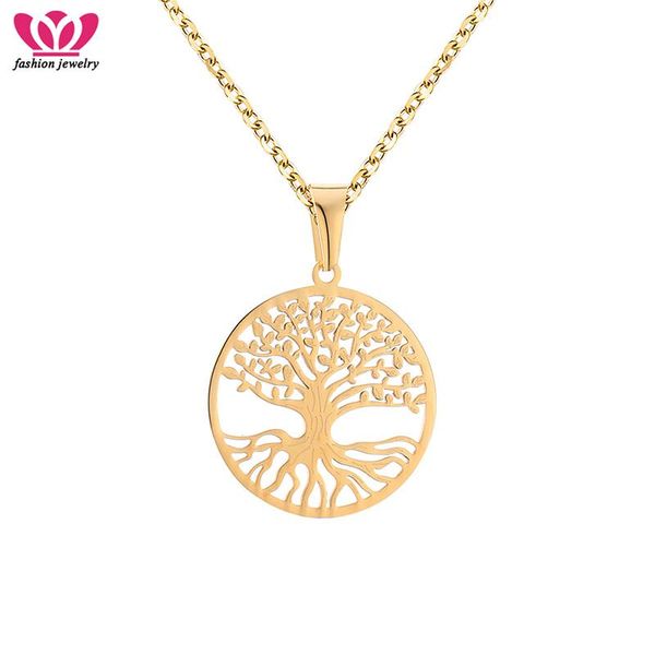 gold silver plated tree of life stainless steel necklaces for women men statement jewelry birthday party gift 2020
gold silver plated tree of life stainless steel necklaces for women men statement jewelry birthday party gift 2020