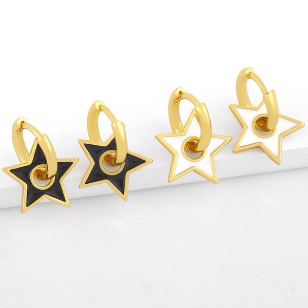 dangle & chandelier flola small neon black earrings for women polished enamel star charm drop dangling huggie simple jewelry gifts ersv24, Silver
dangle & chandelier flola small neon black earrings for women polished enamel star charm drop dangling huggie simple jewelry gifts ersv24, Silver