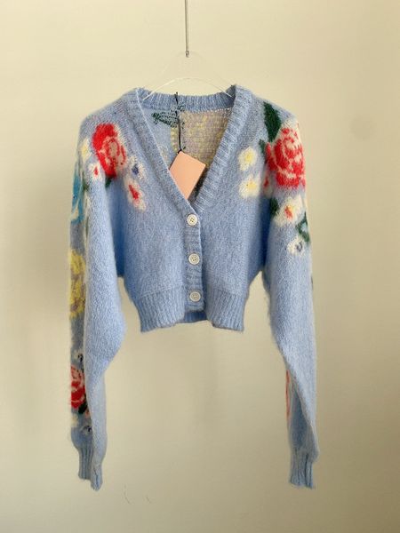 super beautiful flower jacquard cardigan, White
super beautiful flower jacquard cardigan, White