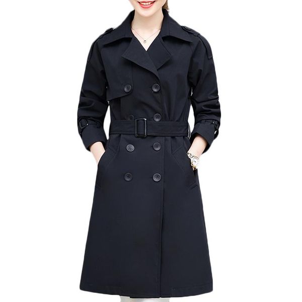 women's trench coats spring plus size windbreaker coat women korean self-cultivation overcoat casual long thin waistband b328, Tan;black
women's trench coats spring plus size windbreaker coat women korean self-cultivation overcoat casual long thin waistband b328, Tan;black