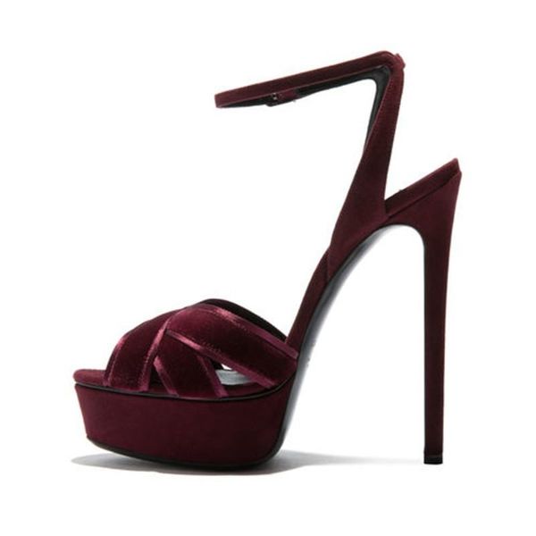 women sandals heels stiletto heel platform flora velvet ankle strap heels sandalia pumps summer shoes ladies woman, Black
women sandals heels stiletto heel platform flora velvet ankle strap heels sandalia pumps summer shoes ladies woman, Black