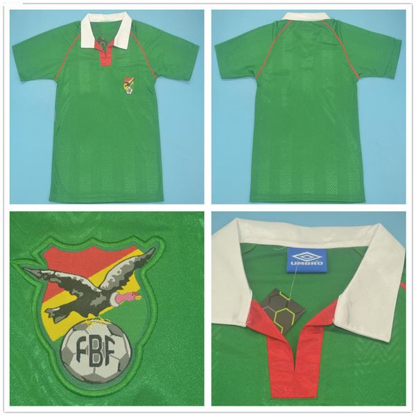 1994 national team retro bolivia soccer jerseys classic 10 etcheverry home green 94 manches courtes cru vintage custom football kit, Black;yellow
1994 national team retro bolivia soccer jerseys classic 10 etcheverry home green 94 manches courtes cru vintage custom football kit, Black;yellow