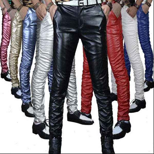 quality pu winter line red slim tight male pant men motorcycle black skinny biker trouser leather jogger blue
quality pu winter line red slim tight male pant men motorcycle black skinny biker trouser leather jogger blue
