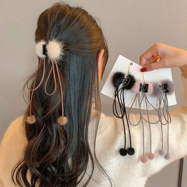half tie net red autumn winter new style grab tassel hairpin headdress clip korean back hair accessories, Silver
half tie net red autumn winter new style grab tassel hairpin headdress clip korean back hair accessories, Silver