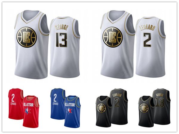 la clippers men paul george kawhi leonard all-star golden edition basketball jersey, Black
la clippers men paul george kawhi leonard all-star golden edition basketball jersey, Black