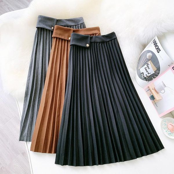 ohryiyie korean vintage velvet woolen skirt women 2020 autumn winter fashion elastic high waist warm pleated skirts pull femme, Black
ohryiyie korean vintage velvet woolen skirt women 2020 autumn winter fashion elastic high waist warm pleated skirts pull femme, Black