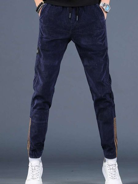 casual men's autumn corduroy banded sports work clothes small foot guard dress leather pants fashion joggers for men, Black
casual men's autumn corduroy banded sports work clothes small foot guard dress leather pants fashion joggers for men, Black