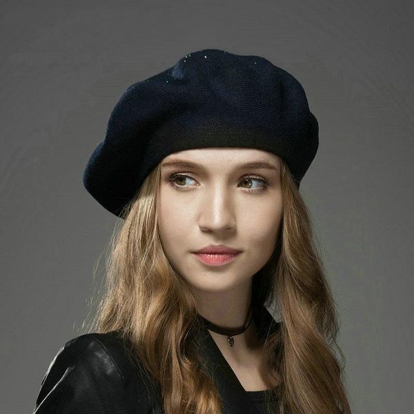 women's berets hat fashion solid color wool knitted berets for winter female knitted wool hats cap winter women's hats caps, Blue;gray
women's berets hat fashion solid color wool knitted berets for winter female knitted wool hats cap winter women's hats caps, Blue;gray
