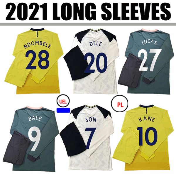 long sleeve 20 21 dele son bale kane soccer jersey hojbjerg bergwijn lo celso spurs 2020 2021 lucas football shirts uniforms men, Black;yellow
long sleeve 20 21 dele son bale kane soccer jersey hojbjerg bergwijn lo celso spurs 2020 2021 lucas football shirts uniforms men, Black;yellow