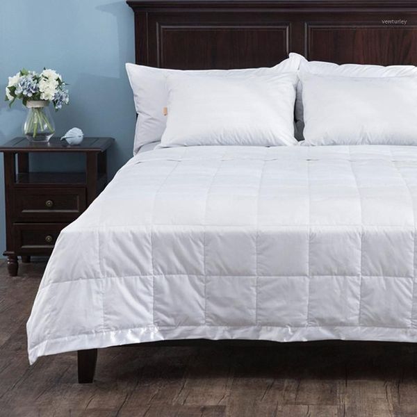 comforters & sets twin 180x220cm down blanket with satin trim 230 thread count 100% cotton filled 550 fp white duck 100gsm for summer1
comforters & sets twin 180x220cm down blanket with satin trim 230 thread count 100% cotton filled 550 fp white duck 100gsm for summer1