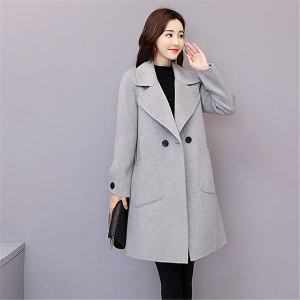 elegant long winter woolen coat women women winter warm wool slim coat lj201128, Black
elegant long winter woolen coat women women winter warm wool slim coat lj201128, Black