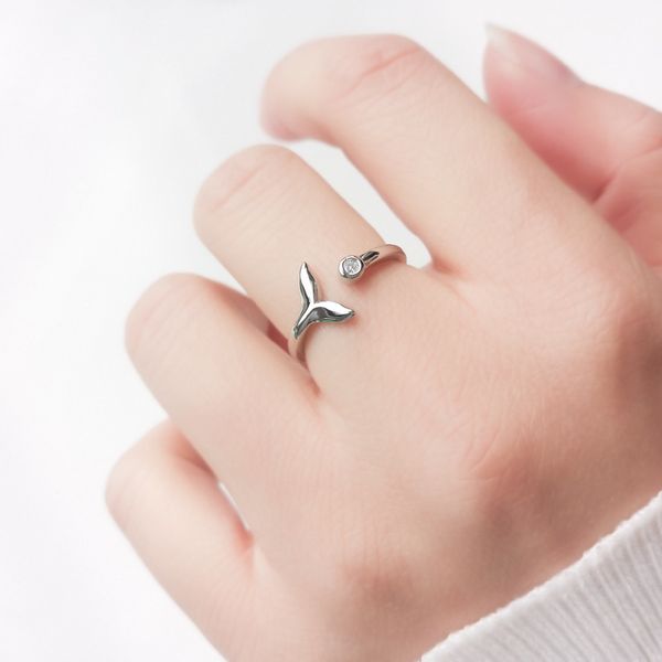 925 sterling silver ring, mermaid, dolphin, tail, friend, couple, opening fashion index finger ring christmas presents
925 sterling silver ring, mermaid, dolphin, tail, friend, couple, opening fashion index finger ring christmas presents