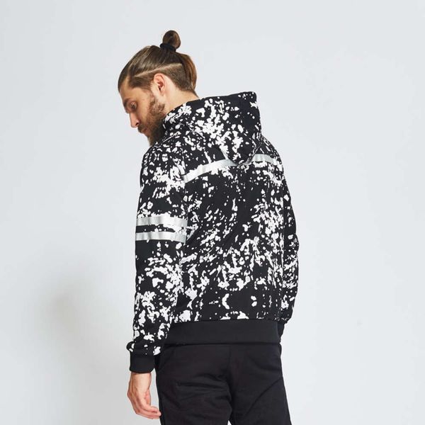 fashion ins hip hop loose splash ink sweater hooded cardigan zipper coat spring and autumn big men's wear, Black
fashion ins hip hop loose splash ink sweater hooded cardigan zipper coat spring and autumn big men's wear, Black
