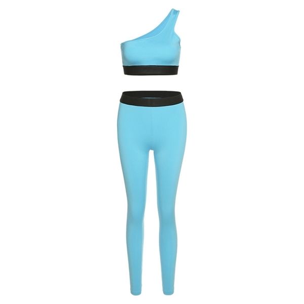 ook solid color sportswear two one-shoulder tank leggings 2 piece sets women casual sporty fitness tracksuit c0122, Gray
ook solid color sportswear two one-shoulder tank leggings 2 piece sets women casual sporty fitness tracksuit c0122, Gray