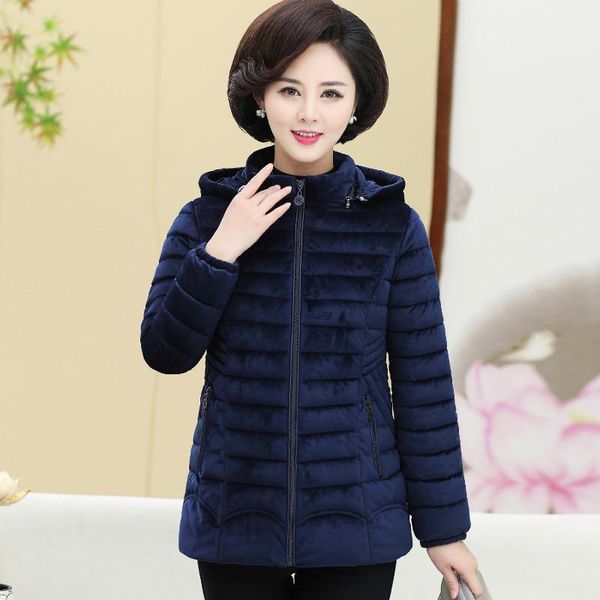 women jacket winter coat female parka middle-aged gold velvet cotton new style pure color temperament slim cotton jacket1, Black
women jacket winter coat female parka middle-aged gold velvet cotton new style pure color temperament slim cotton jacket1, Black