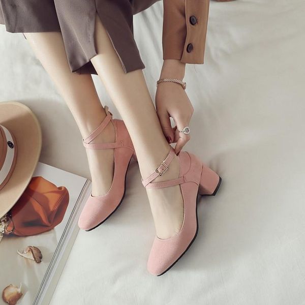 big size ladies high heels women shoes woman pumps one-word buckle rough-heeled single shoes, Black
big size ladies high heels women shoes woman pumps one-word buckle rough-heeled single shoes, Black