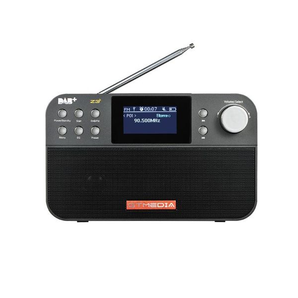 gtmedia z3 dab radio portable digital fm radio usb rechargeable battery powered with dual speakers tft-lcd screen 
gtmedia z3 dab radio portable digital fm radio usb rechargeable battery powered with dual speakers tft-lcd screen