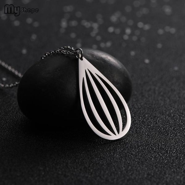 my shape water drop pendant multiple stainless steel necklaces for women valentine's day gifts, Silver
my shape water drop pendant multiple stainless steel necklaces for women valentine's day gifts, Silver