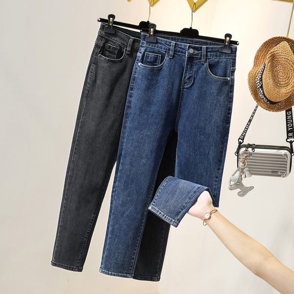 koreaanse vrouwen hoge taille jeans streetwear vintage zwart alle match womens fashion stretch casual broek met y1214, Blue
koreaanse vrouwen hoge taille jeans streetwear vintage zwart alle match womens fashion stretch casual broek met y1214, Blue