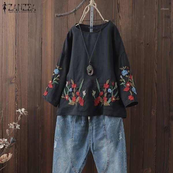 vintage tunic zanzea summer cotton linen shirt women floral embroidery blouse female long sleeve casual party blusas robe1, White
vintage tunic zanzea summer cotton linen shirt women floral embroidery blouse female long sleeve casual party blusas robe1, White