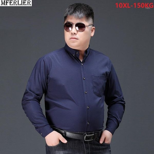 men large size big shirt plus size 5xl 7xl 8xl 9xl 10xl winter autumn navy blue long sleeve dress shirt business 601, White;black 
men large size big shirt plus size 5xl 7xl 8xl 9xl 10xl winter autumn navy blue long sleeve dress shirt business 601, White;black
