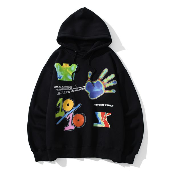 2021 new hip hop streetwear mens abstract handprint graffiti harajuku hoodie sweatshirt winter fleece cotton pullover men 89pn, Black
2021 new hip hop streetwear mens abstract handprint graffiti harajuku hoodie sweatshirt winter fleece cotton pullover men 89pn, Black