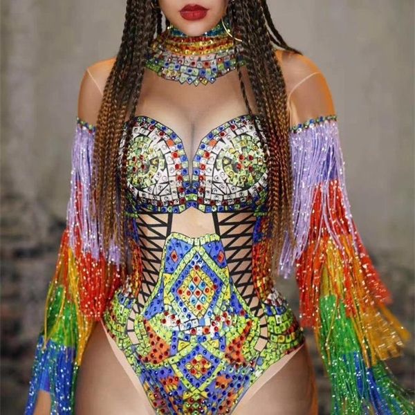 multi-color rhinestone fringe bodysuit crystals leotard dance costume tassel outfit women q1118, White
multi-color rhinestone fringe bodysuit crystals leotard dance costume tassel outfit women q1118, White