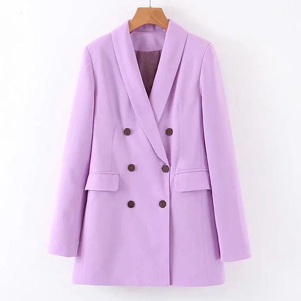 women's suits & blazers autumn blazer double-breasted lapel solid color polyester jacket slim-fit office wear casual temperament formal, White;black
women's suits & blazers autumn blazer double-breasted lapel solid color polyester jacket slim-fit office wear casual temperament formal, White;black