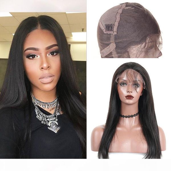 straight brazilian full lace human hair wigs with baby hair pre plucked natural hair line full lace wigs can be high ponytail, Black;brown
straight brazilian full lace human hair wigs with baby hair pre plucked natural hair line full lace wigs can be high ponytail, Black;brown