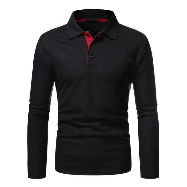Men's casual tight long sved polo shirt, spring and autumn clothing, European size, White;black
Men's casual tight long sved polo shirt, spring and autumn clothing, European size, White;black