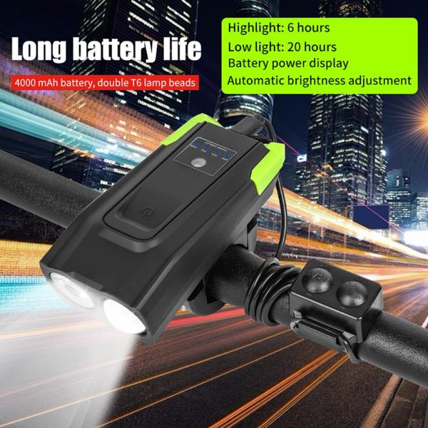 bike lights mtb bell front rechargeable bicycle cycling 2000/4000mah horn torch waterproof lamp accessories
bike lights mtb bell front rechargeable bicycle cycling 2000/4000mah horn torch waterproof lamp accessories