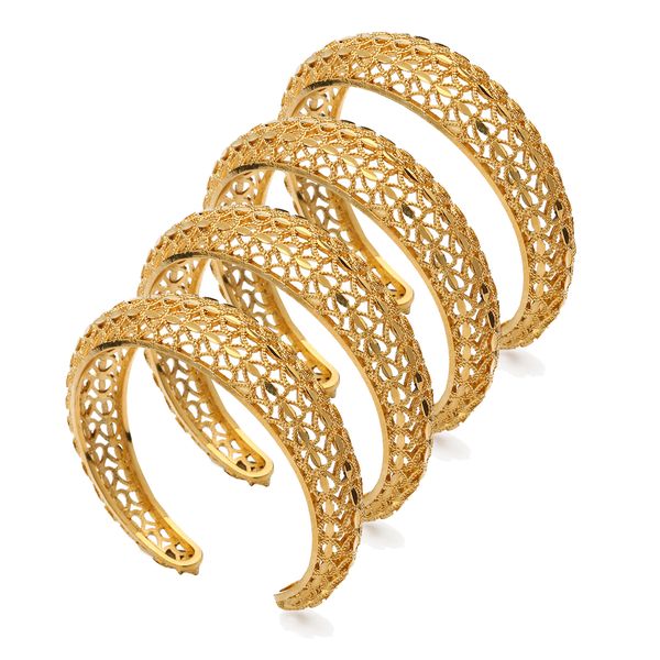 4pcs size dubai adjustable elegant hollow heart cuff bracelets bangles vintage ethnic jewelry for women, White
4pcs size dubai adjustable elegant hollow heart cuff bracelets bangles vintage ethnic jewelry for women, White