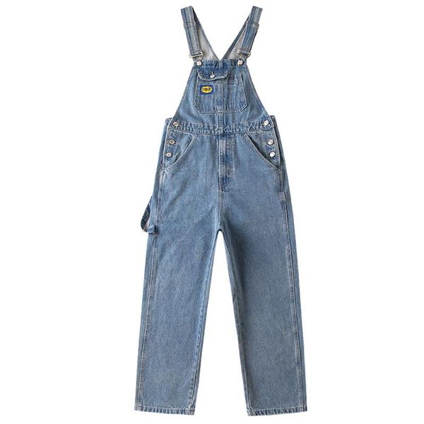women's jeans baggy boyfriend for women 2021 spring fashion trends oversized streetwear embroided patch ladies overall pants with rivet, Blue
women's jeans baggy boyfriend for women 2021 spring fashion trends oversized streetwear embroided patch ladies overall pants with rivet, Blue