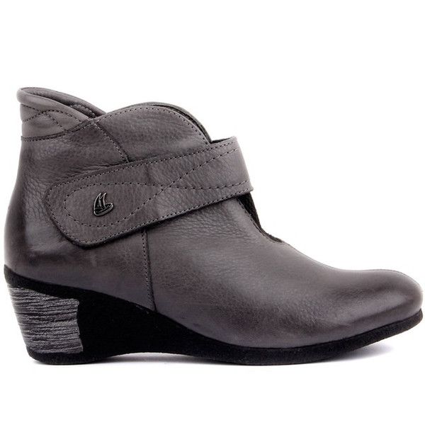 sail-lakers wedges female leather boots, Black