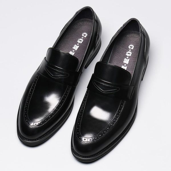 men's oxfords leather shoes cowhide shoes zapatos de hombre soft bottom leather wedding1, Black
men's oxfords leather shoes cowhide shoes zapatos de hombre soft bottom leather wedding1, Black