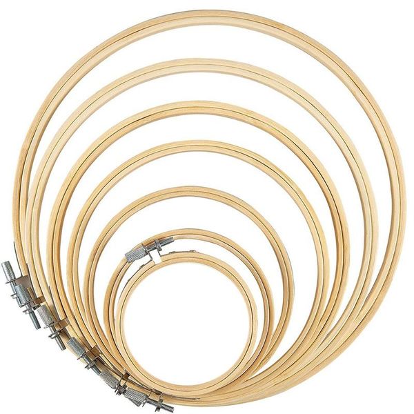 7 pcs embroidery hoop set bamboo circle cross stitch hoop ring 3.2 inch to 10.2 inch for embroidery and cross stitch, Black
7 pcs embroidery hoop set bamboo circle cross stitch hoop ring 3.2 inch to 10.2 inch for embroidery and cross stitch, Black