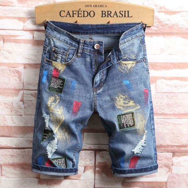 summer style men slim hip hop jeans shorts luxury men denim shorts casual straight moto & biker hole shorts jeans for men blue q0105, Black;white
summer style men slim hip hop jeans shorts luxury men denim shorts casual straight moto & biker hole shorts jeans for men blue q0105, Black;white