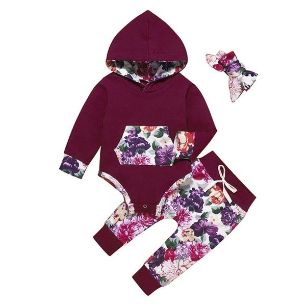 baby girls clothing set spring autumn newborn infant hoodie romper +floral trousers +hairband 3pcs outfits for 0-18m, White
baby girls clothing set spring autumn newborn infant hoodie romper +floral trousers +hairband 3pcs outfits for 0-18m, White