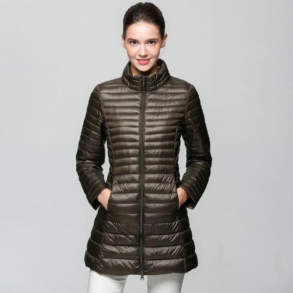 2021 new ultra light long winter down jacket women slim portable windproof warm coat cuql, Black
2021 new ultra light long winter down jacket women slim portable windproof warm coat cuql, Black