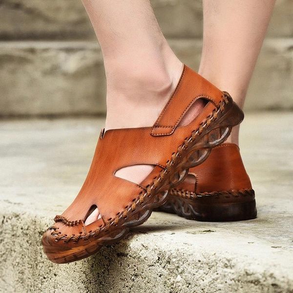 flat sandals men slip on shoes men sandals genuine leather summer fashion strap handmade slippers england style male sandals #tq7d, Black
flat sandals men slip on shoes men sandals genuine leather summer fashion strap handmade slippers england style male sandals #tq7d, Black