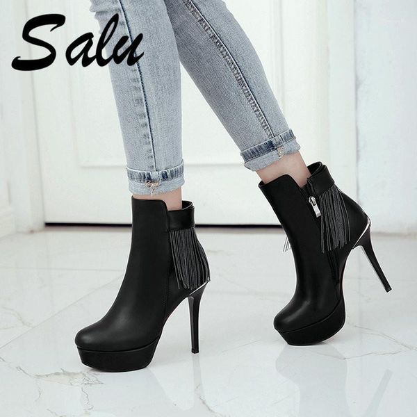 boots salu fashion women ankle round toe high heels ladies shoes woman zipper party club pu leather basic size 42 431, Black
boots salu fashion women ankle round toe high heels ladies shoes woman zipper party club pu leather basic size 42 431, Black
