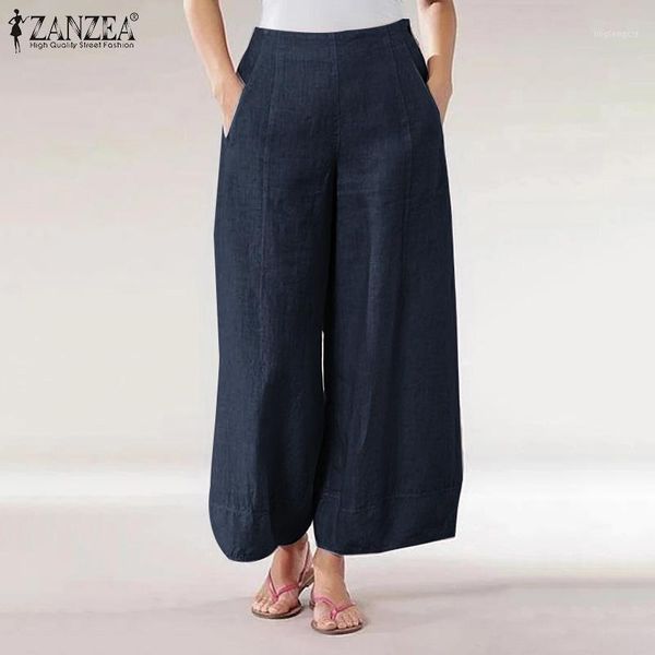 trouser for women 2020 ladies wide leg pants zanzea summer elastic waist pants casual solid side pockets capris oversized 5xl1, Black;white
trouser for women 2020 ladies wide leg pants zanzea summer elastic waist pants casual solid side pockets capris oversized 5xl1, Black;white