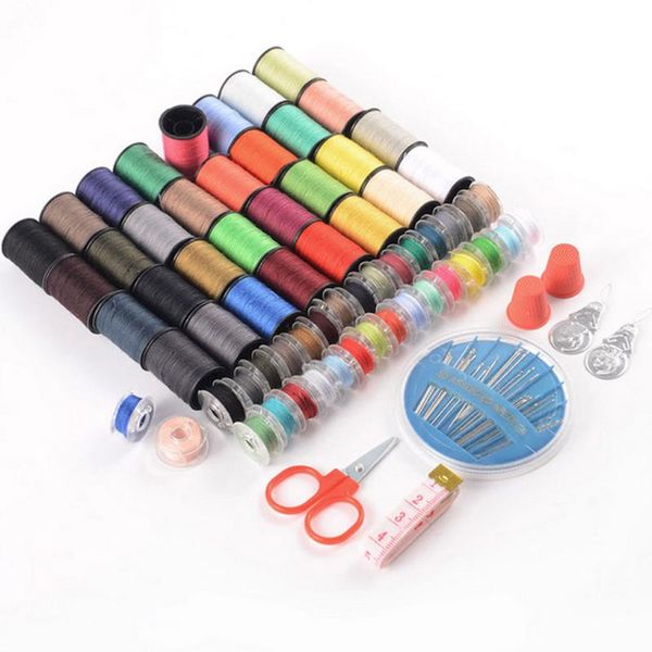 sewing notions & tools craft scissor stitches needles machine accessories multicolor threads kit 64 spools box, Black
sewing notions & tools craft scissor stitches needles machine accessories multicolor threads kit 64 spools box, Black