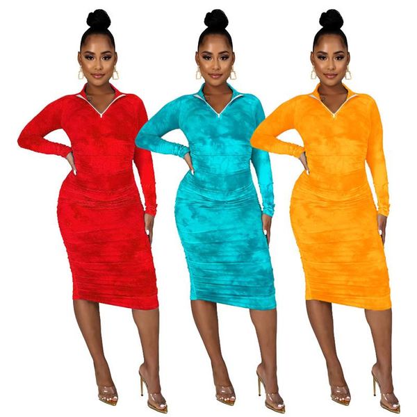 hirigin women dress 2021 fall autumn style front zipper long sleeve party clubwear tie dyeing print bodycon slim pencil dress, Black;gray
hirigin women dress 2021 fall autumn style front zipper long sleeve party clubwear tie dyeing print bodycon slim pencil dress, Black;gray