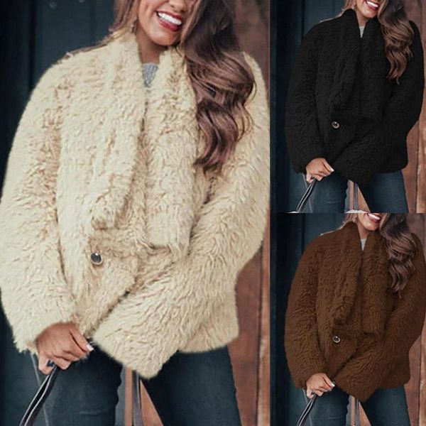 women's vests women warm lapel double plush coat loose long sleeve thick pockets open front outwear winter dropship wholesale, Black;white
women's vests women warm lapel double plush coat loose long sleeve thick pockets open front outwear winter dropship wholesale, Black;white