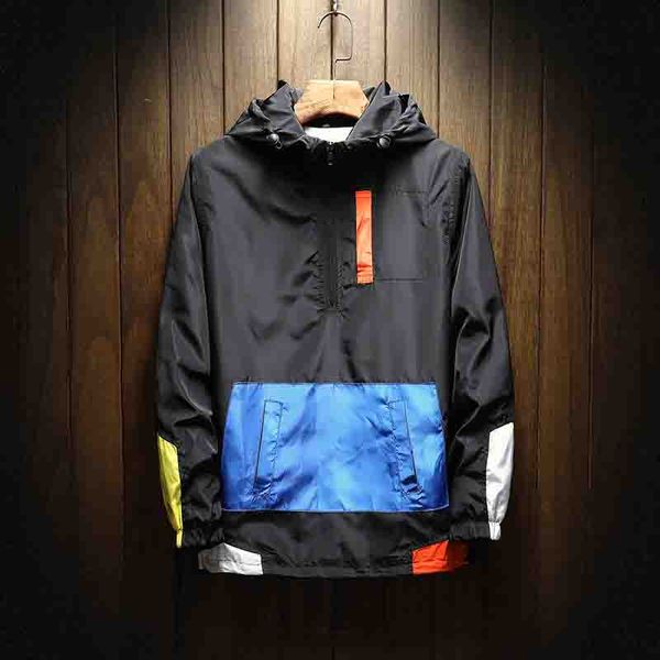 mens hooded jacket men spring and autumn jackets fashion new mens jackets casual loose patchwork jacket 4 colors size m-5xl, Black;brown
mens hooded jacket men spring and autumn jackets fashion new mens jackets casual loose patchwork jacket 4 colors size m-5xl, Black;brown