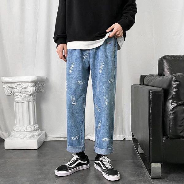 2020 men's printing baggy homme classic style jeans cargo pocket casual pants loose biker denim blue color trousers size s-2xl1
2020 men's printing baggy homme classic style jeans cargo pocket casual pants loose biker denim blue color trousers size s-2xl1