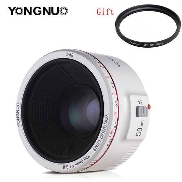 yongnuo yn50mm f1.8 ii large aperture auto focus lens with super bokeh effect for canon eos 70d 5d2 5d3 600d dslr camera (white
yongnuo yn50mm f1.8 ii large aperture auto focus lens with super bokeh effect for canon eos 70d 5d2 5d3 600d dslr camera (white